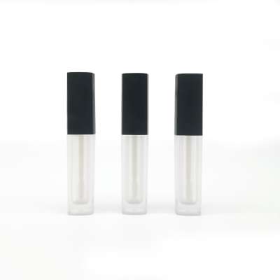 CY001 In stock liquid lipstick tube 2.5ml mini empty frosted lip gloss tube with brush